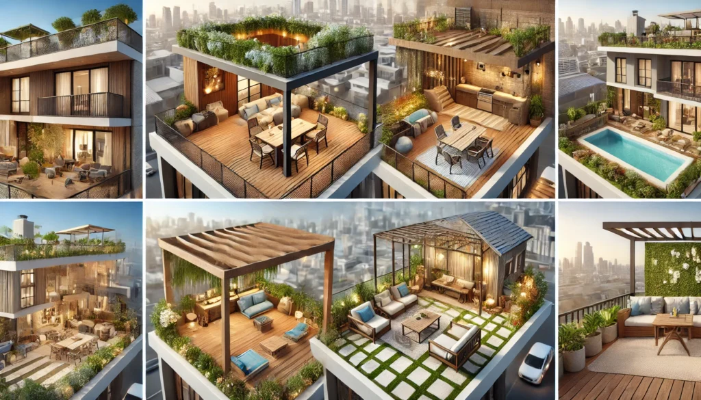 Birbirinden Farklı Teras Çatı Katı Modelleri