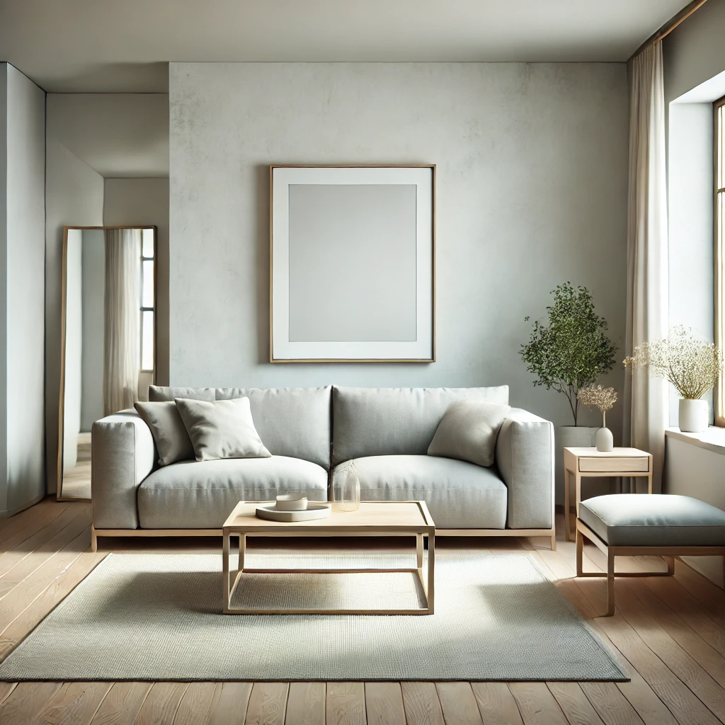 Basit Oturma Odası Dekorasyonu