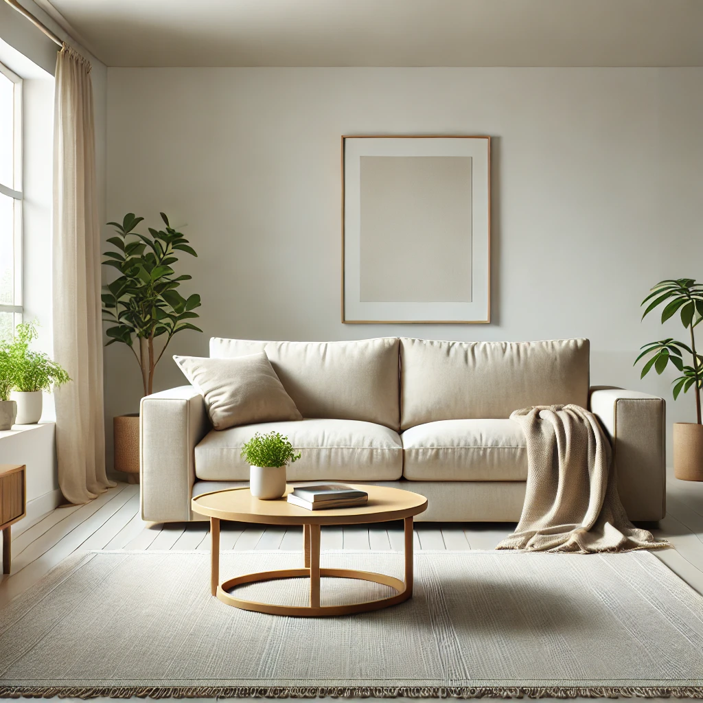 Basit Oturma Odası Dekorasyonu