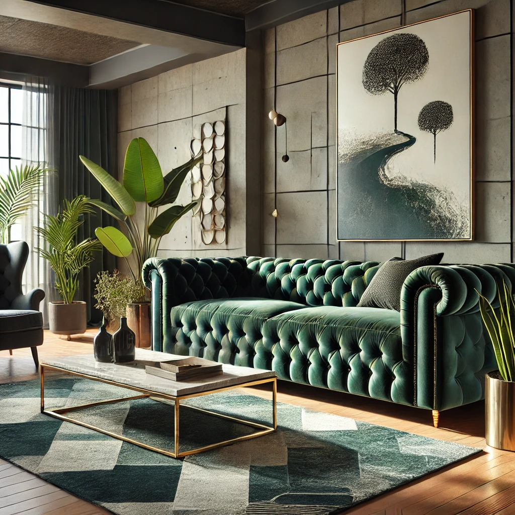 Chester Oturma Odası Dekorasyonu