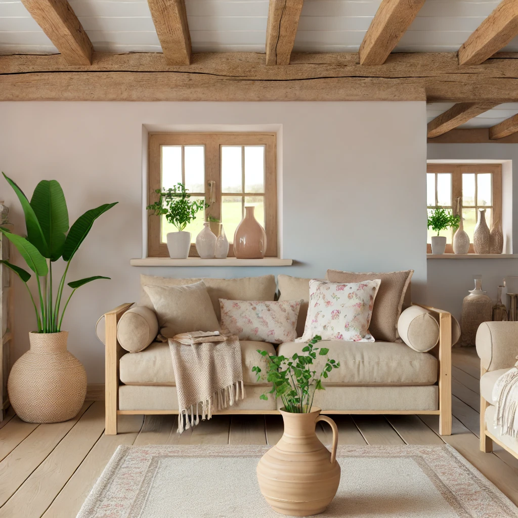 Country Oturma Odası Dekorasyonu