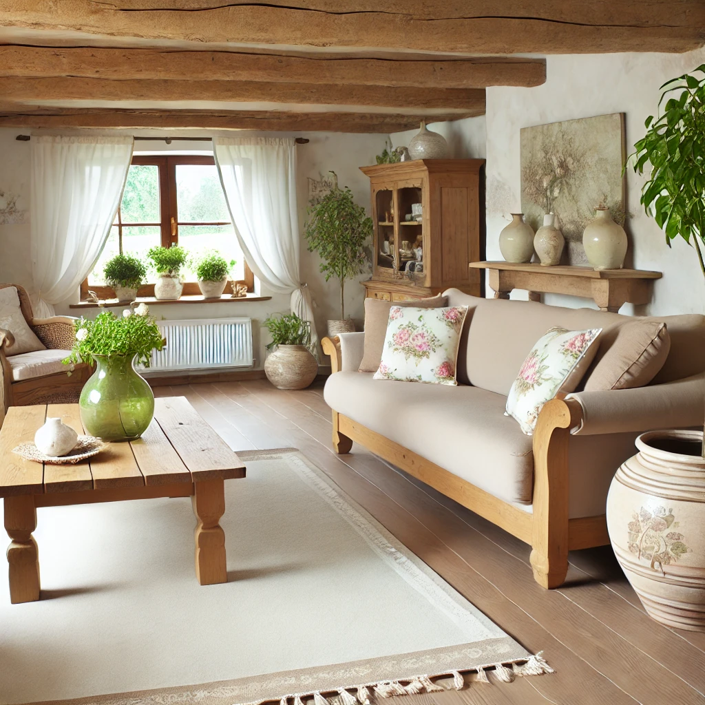 Country Oturma Odası Dekorasyonu