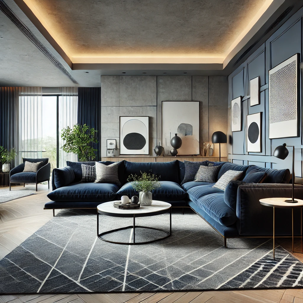 Köşe Koltuk Oturma Odası Dekorasyonu