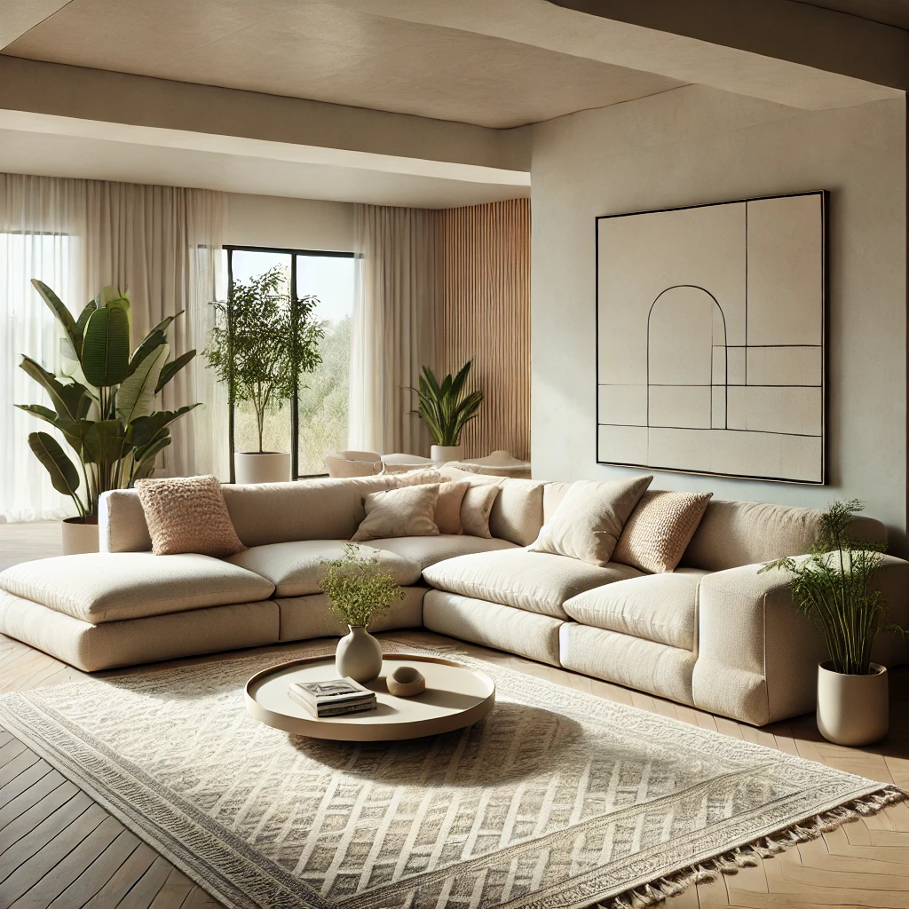 Köşe Koltuk Oturma Odası Dekorasyonu