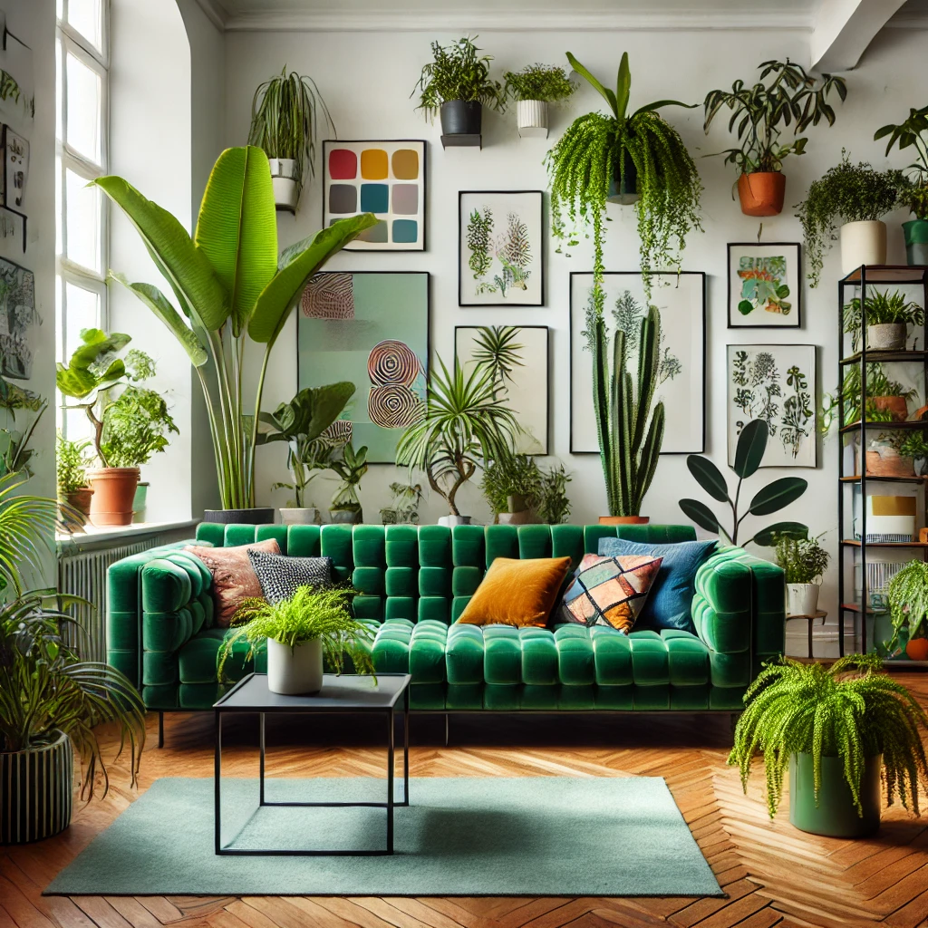 Renkli Oturma Odası Dekorasyonu