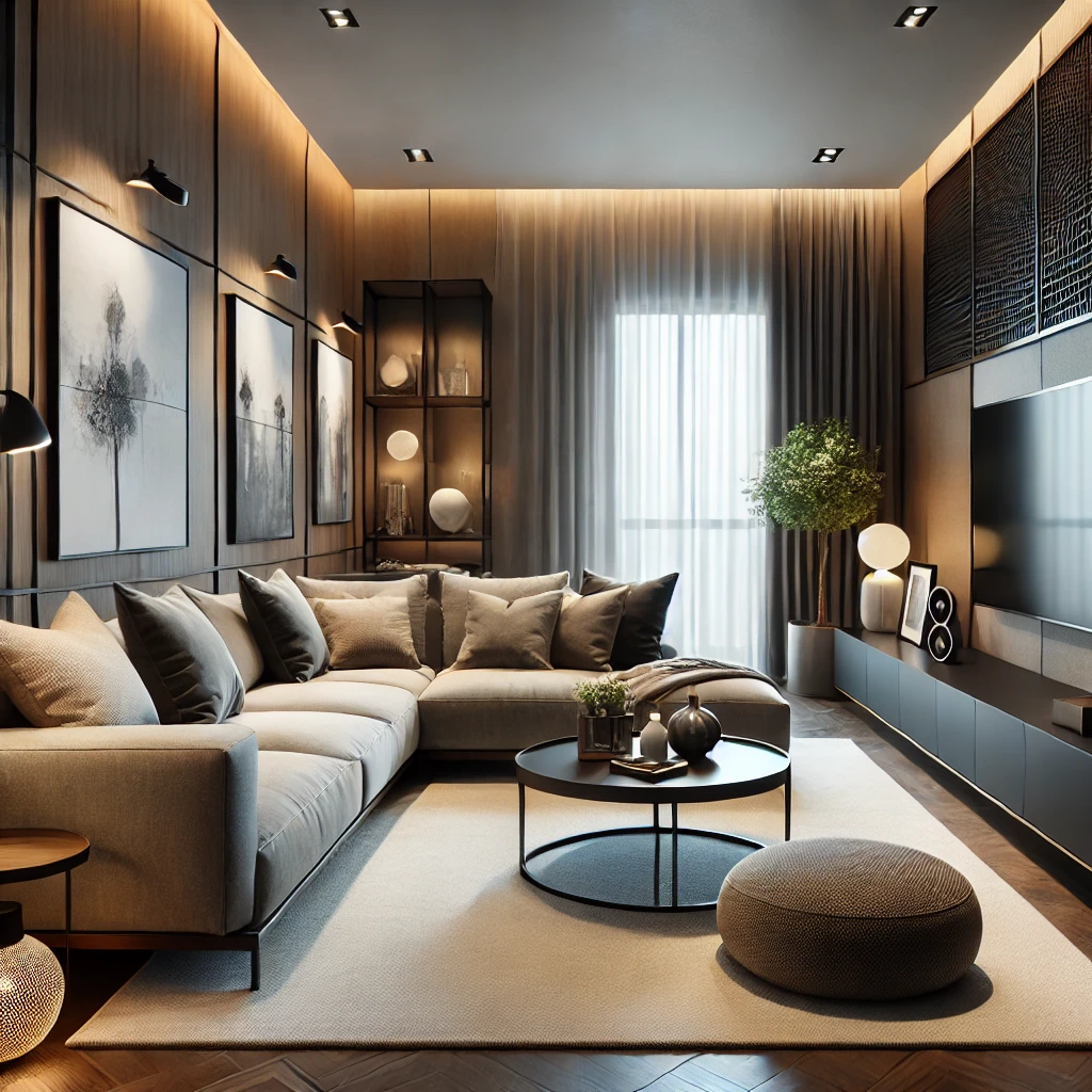 L Koltuk Salon Dekorasyonu