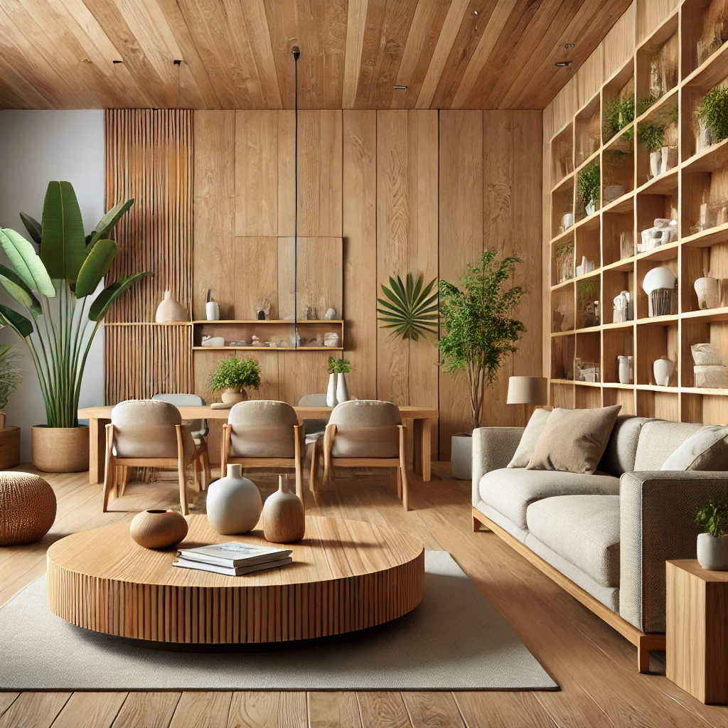 Salon Ahşap Dekorasyon