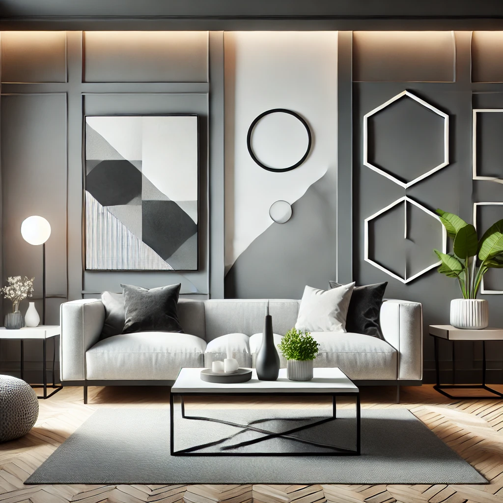 Modern Salon Dekorasyonu