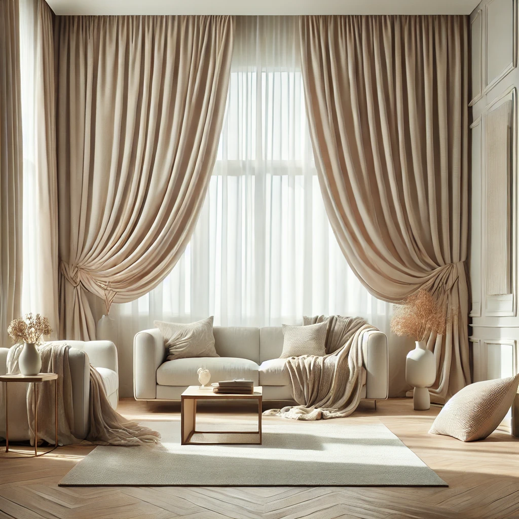 Salon Perde Dekorasyon